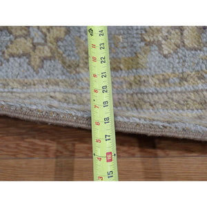 19'2''x24'7'' Brown Hand-Knotted Antique Turkish Oushak Exc Cond Oversize Oriental Rug FWR234372