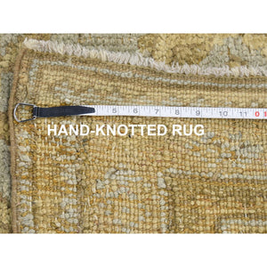 19'2''x24'7'' Brown Hand-Knotted Antique Turkish Oushak Exc Cond Oversize Oriental Rug FWR234372