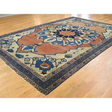 Load image into Gallery viewer, 8&#39;4&quot;x12&#39;6&quot; Red Antique Persian Serapi Good Cond Even Wear Oriental Rug FWR238506