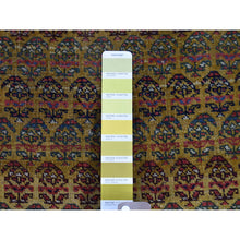 Load image into Gallery viewer, 5&#39;1&quot;x9&#39;10&quot; YellowAntique Persian Bijar Exc Cond Wide Runner Oriental Rug FWR239058