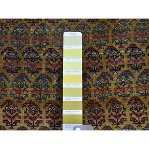 5'1"x9'10" YellowAntique Persian Bijar Exc Cond Wide Runner Oriental Rug FWR239058