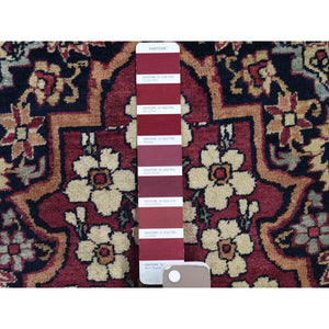 14'x16'9" Multicolored Antique Persian Kerman Shah Good Condition Even Wear Hand-Knotted Oversize Oriental Rug FWR247074