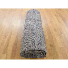 Load image into Gallery viewer, 14&#39;x16&#39;9&quot; Multicolored Antique Persian Kerman Shah Good Condition Even Wear Hand-Knotted Oversize Oriental Rug FWR247074