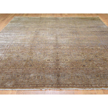 Load image into Gallery viewer, 8&#39;7&quot;x11&#39;8&quot; Gray Old Turkish Sivas Good Condition Hand-knotted Oriental Rug FWR249420