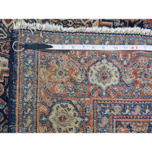 Load image into Gallery viewer, 4&#39;4&quot;x6&#39;6&quot; Blue Antique Persian Senneh Exc Cond Pure Wool Hand-knotted Oriental Rug FWR258822