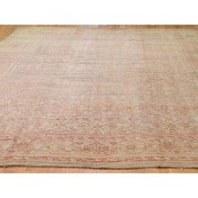 Load image into Gallery viewer, 10&#39;10&quot;x15&#39;3&quot; Cinnamon and Green Oversized Antique Turkish Oushak Exc Condition Pure Wool Hand-Knotted Oriental Rug FWR268428