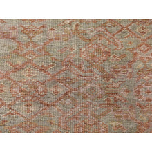 Load image into Gallery viewer, 10&#39;10&quot;x15&#39;3&quot; Cinnamon and Green Oversized Antique Turkish Oushak Exc Condition Pure Wool Hand-Knotted Oriental Rug FWR268428