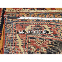 Load image into Gallery viewer, 10&#39;4&quot;x17&#39;7&quot; Golden Yellow Antique Persian Gallery Size Bakhtiari Pure Wool Hand-knotted Oriental Rug FWR269232
