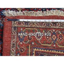Load image into Gallery viewer, 14&#39;6&quot;x19&#39; Red Antique Persian Bijar Pure Wool Exc Condition Oversize Pure Wool Hand-knotted Oriental Rug FWR269256