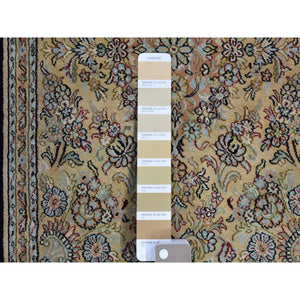 12'x17'4" Kashmir Pure Silk 576 Kpsi Panel Design Mansion Size Hand-knotted Oriental Rug FWR281472