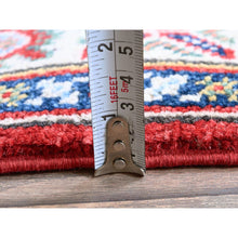 Load image into Gallery viewer, 2&#39;9&quot;x16&#39;5&quot; Chili Red, Kazak With Tribal Medallions Design, Soft And Shiny Wool, Vegetable Dyes, Hand Knotted, Denser Weave, Xl Runner, Oriental Rug FWR2838