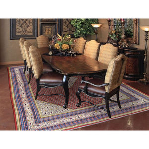 6'7"x10'2" Red New Persian Sarouk Mir Full Pile Pure Wool Small Design Hand Knotted Oriental Rug FWR284544