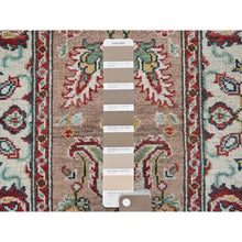 Load image into Gallery viewer, 2&#39;2&quot;x5&#39;10&quot; Beaver Brown, Kazak with Tribal Design, Hand Knotted, Soft and Velvety Wool, Denser Weave, Vegetable Dyes, Narrow Runner, Oriental Rug Sh495 FWR2970