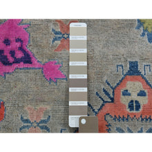 Load image into Gallery viewer, 9&#39;2&quot;x11&#39;7&quot; Colorful Fusion Kazak Geometric Design Pure Wool Hand-knotted Oriental Rug FWR304038