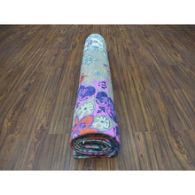 Load image into Gallery viewer, 9&#39;2&quot;x11&#39;7&quot; Colorful Fusion Kazak Geometric Design Pure Wool Hand-knotted Oriental Rug FWR304038