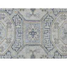 Load image into Gallery viewer, 2&#39;9&quot;x9&#39;2&quot; White Wash Peshawar Pure Wool Hand-knotted Runner Oriental Rug FWR306756