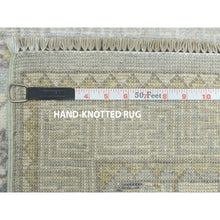 Load image into Gallery viewer, 2&#39;9&quot;x9&#39;2&quot; White Wash Peshawar Pure Wool Hand-knotted Runner Oriental Rug FWR306756