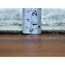 Load image into Gallery viewer, 8&#39;x10&#39; Gray Pure Wool Hand-knotted Peshawar With Karajeh Design Oriental Rug FWR307320