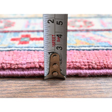 Load image into Gallery viewer, 8&#39;9&quot;x11&#39;8&quot; Rose Pink, Kazak With Tribal Medallions Design, Hand Knotted, Soft And Shiny Wool, Vegetable Dyes, Denser Weave, Oriental Rug FWR3084