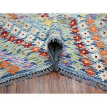 Load image into Gallery viewer, 10&#39;2&quot;x13&#39;4&quot; Colorful Afghan Kilim Pure Wool Hand Woven Oriental Rug FWR312540