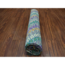 Load image into Gallery viewer, 9&#39;x12&#39;2&quot; Colorful Afghan Kilim Pure Wool Hand Woven Oriental Rug FWR313194