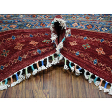 Load image into Gallery viewer, 9&#39;3&quot;x12&#39;1&quot; Khorjin Design Red Super Kazak Pure Wool Hand Knotted Oriental Rug FWR313452