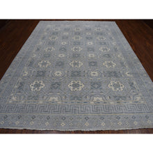 Load image into Gallery viewer, 8&#39;10&quot;x11&#39;8&quot; White Wash Peshawar With Khotan Design Pure Wool Hand Knotted Oriental Rug FWR314634