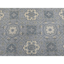 Load image into Gallery viewer, 8&#39;10&quot;x11&#39;8&quot; White Wash Peshawar With Khotan Design Pure Wool Hand Knotted Oriental Rug FWR314634