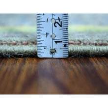 Load image into Gallery viewer, 5&#39;x6&#39;6&quot; Colorful Gray Fusion Kazak Pure Wool Geometric Design Hand Knotted Oriental Rug FWR314706