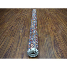 Load image into Gallery viewer, 5&#39;7&quot;x8&#39;4&quot; Ivory Khorjin Design Super Kazak Geometric Hand Knotted Pure Wool Oriental Rug FWR316584