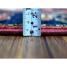 Load image into Gallery viewer, 4&#39;x10&#39;2&quot; Red Afghan Turkoman Ersari Wide Runner Tekke Design Hand Knotted Pure Wool Oriental Rug FWR318756