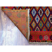 Load image into Gallery viewer, 4&#39;x6&#39;1&quot; Colorful All Over Design Colorful Afghan Baluch Hand Knotted Pure Wool Oriental Rug FWR318852