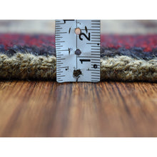 Load image into Gallery viewer, 4&#39;x5&#39;8&quot; Gray Tribal Design Colorful Afghan Baluch Hand Knotted Pure Wool Oriental Rug FWR318936