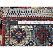 Load image into Gallery viewer, 4&#39;x6&#39; Red Hand Knotted Afghan Ersari All Over Design Pure Wool Oriental Rug FWR319158