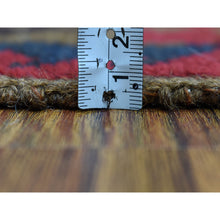 Load image into Gallery viewer, 3&#39;x4&#39;6&quot; Brown Hand Knotted Tribal Design Colorful Afghan Baluch Pure Wool Oriental Rug FWR319680