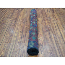 Load image into Gallery viewer, 3&#39;3&quot;x4&#39;9&quot; Red All Over Design Colorful Afghan Baluch Hand Knotted Pure Wool Oriental Rug FWR319734