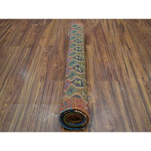 Load image into Gallery viewer, 3&#39;3&quot;x5&#39; Red Colorful Afghan Baluch All Over Design Hand Knotted Pure Wool Oriental Rug FWR319752