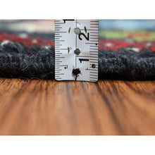 Load image into Gallery viewer, 3&#39;4&quot;x4&#39;8&quot; Blue Colorful Afghan Baluch All Over Design Pure Wool Hand Knotted Oriental Rug FWR319776