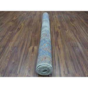 5'x6'7" Scarlet Red, Afghan Khamyab with All Over Geometric Pattern, Pure Wool, Vegetable Dyes, Hand Knotted, Oriental Rug 55 FWR3930