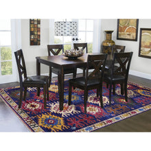 Load image into Gallery viewer, 6&#39;x8&#39;10&quot; Afghan Ersari With Large Repetitive Colorful Symbols Hand Knotted Oriental Rug FWR320832