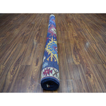 Load image into Gallery viewer, 6&#39;x8&#39;10&quot; Afghan Ersari With Large Repetitive Colorful Symbols Hand Knotted Oriental Rug FWR320832