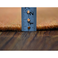 Load image into Gallery viewer, 6&#39;4&quot;x9&#39;9&quot; Orange Shades Flat Weave Kilim Pure Wool Hand Woven Oriental Rug FWR323082