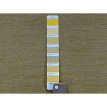 Load image into Gallery viewer, 2&#39;6&quot;x6&#39;7&quot; Yellow Shades Flat Weave Kilim Pure Wool Hand Woven Runner Oriental Rug FWR323106