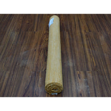 Load image into Gallery viewer, 2&#39;4&quot;x6&#39;5&quot; Gold Shades Flat Weave Kilim Pure Wool Hand Woven Runner Oriental Rug FWR323118