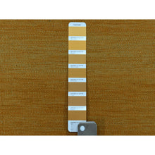 Load image into Gallery viewer, 2&#39;4&quot;x6&#39;4&quot; Gold Shades Flat Weave Kilim Pure Wool Hand Woven Runner Oriental Rug FWR323130