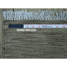 Load image into Gallery viewer, 2&#39;4&quot;x6&#39;4&quot; Natural Shades Reversible Kilim Pure Wool Hand Woven Runner Oriental Rug FWR323136