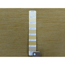 Load image into Gallery viewer, 2&#39;5&quot;x6&#39;3&quot; Beige Shades Flat Weave Kilim Pure Wool Hand Woven Runner Rug FWR323148
