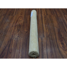 Load image into Gallery viewer, 2&#39;2&quot;x6&#39;2&quot; Beige Shades Flat Weave Kilim Pure Wool Hand Woven Runner Rug FWR323160