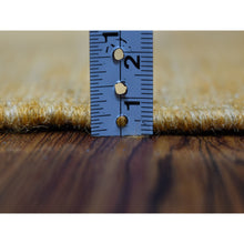 Load image into Gallery viewer, 2&#39;4&quot;x6&#39;4&quot; Gold Shades Flat Weave Kilim Pure Wool Hand Woven Runner Oriental Rug FWR323166