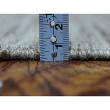 Load image into Gallery viewer, 2&#39;6&quot;x6&#39;5&quot; Brown Shades Flat Weave Kilim Pure Wool Hand Woven Runner Oriental Rug FWR323196